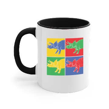 Discover Triceratops Dino Bones Accent Mugs