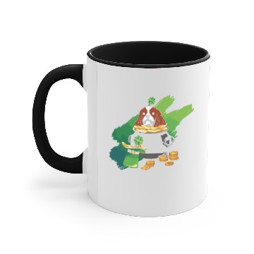 Discover Saint Patricks Day Cavalier King Charles Spaniel Accent Mugs