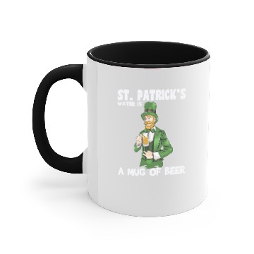 Discover St. Patrick love green beer Accent Mugs
