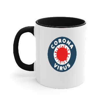 Discover Corona Virus Accent Mugs