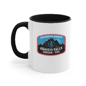 Discover Mountain Life Gravity Falls Oregon USA Adventure A Accent Mugs