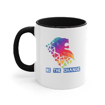Discover Be the change Accent Mugs
