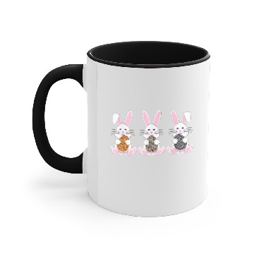 Discover Easter Bunny egg Zebra Giraffe Leopard Cute Easter Accent Mugs