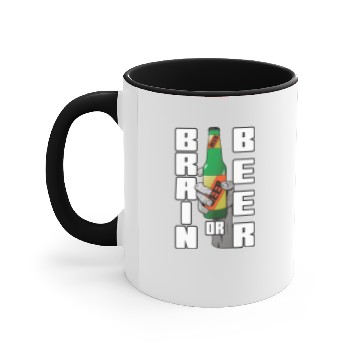 Discover Zombie beer funny saying Accent Mugs