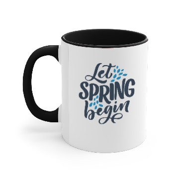 Discover Let Spring Beging Accent Mugs