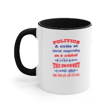Discover Politics Accent Mugs