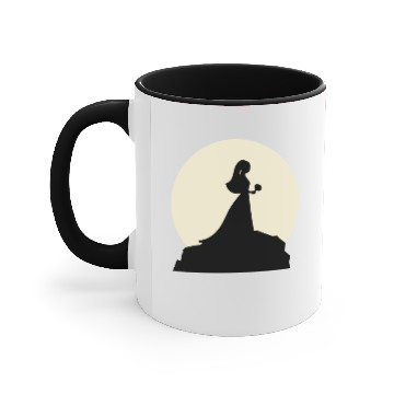 Discover Fancy Wife And Moon Design Accent Mugs