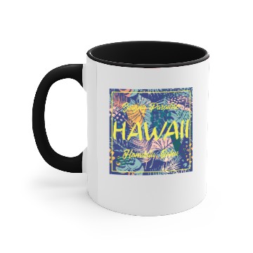 Discover Hawaii Surfing Paradise Accent Mugs
