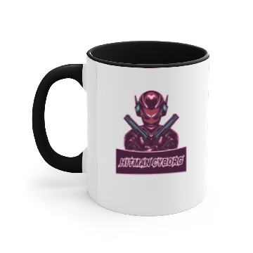 Discover Hitman cyborg Accent Mugs