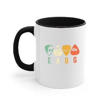 Discover Bass Guitar Picks EA-DG E Standard Tuning Accent Mugs