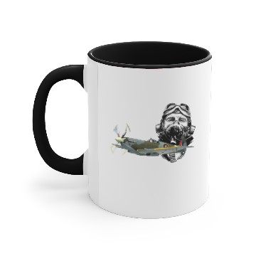 Discover Pilot Spitfire Accent Mugs