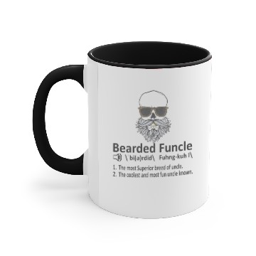 Discover Bearded Funcle Accent Mugs
