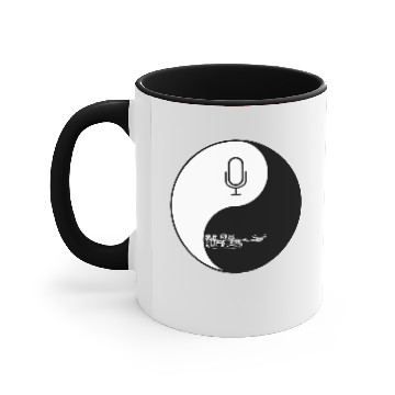 Discover YING YANG CW KEY AND MIC Accent Mugs