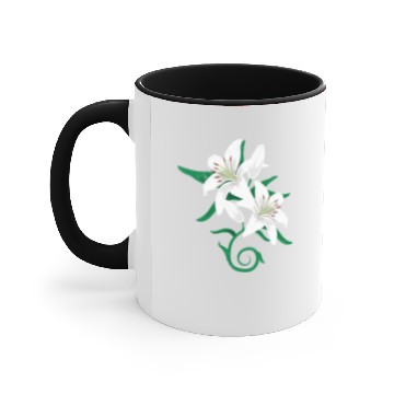 Discover Lily Flower Tattoo Gift Idea Accent Mugs
