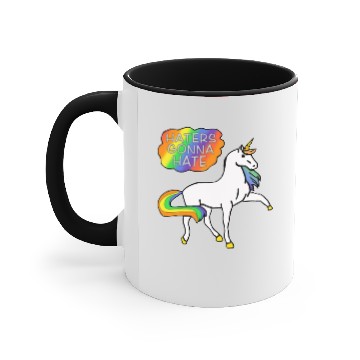 Discover Haters gonna hate Accent Mugs