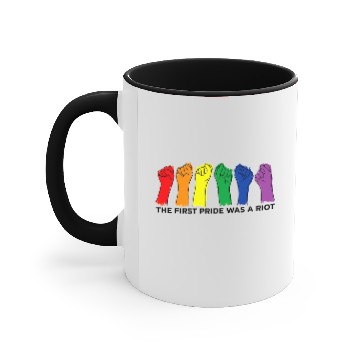 Discover The First Pride Was a Riot Accent Mugs