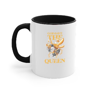 Discover God save the queen - Bees Accent Mugs