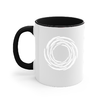 Discover Circle swirl round pattern symbol Accent Mugs