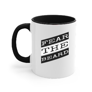 Discover beard - Fear the beard Accent Mugs