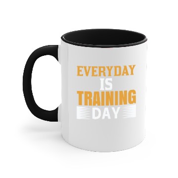 Discover Everyday Is Training Day Accent Mugs