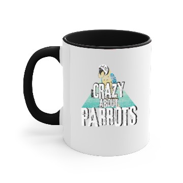 Discover Parrot Bird macaw Accent Mugs