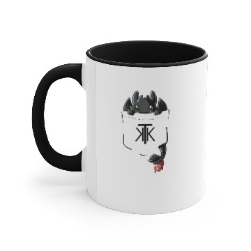 Discover Toothless Pocketversion - Night Fury Accent Mugs