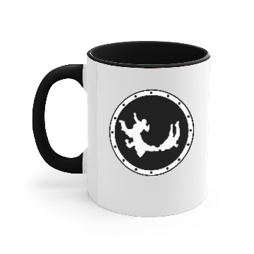 Discover Skydiving - Skydiver - Freestyle Accent Mugs