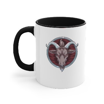 Discover Baphomet Satan Devil - Black Magic Goth Accent Mugs