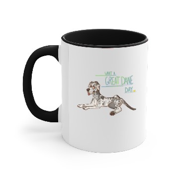 Discover What A Great Dane Day Accent Mugs