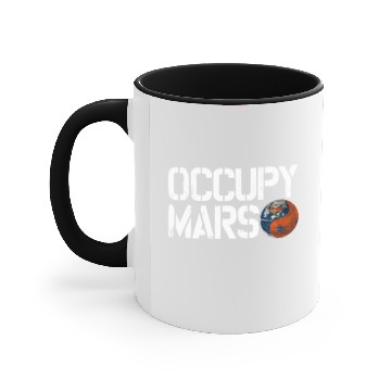 Discover Occupy Mars Accent Mugs Yin Yang Nuke Mars Tai Chi Symbo