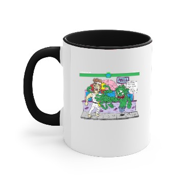 Discover pla doug vs cactus Accent Mugs