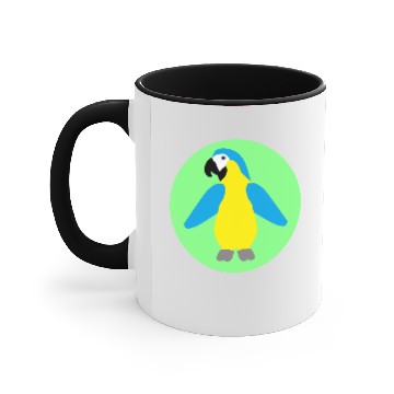 Discover Blue-and-yellow Macaw Accent Mugs