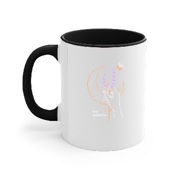 Discover Be Grateful Moon Flower Bee Accent Mugs Accent Mugs Accent Mugs Accent Mugs