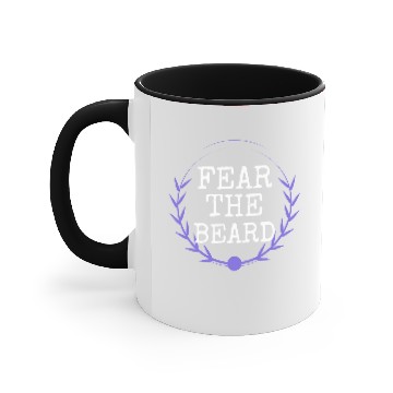 Discover beard - Fear the beard Accent Mugs