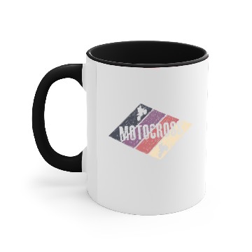 Discover Motocross Retro | Offroad Dirt Bike MX Vintage Accent Mugs
