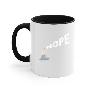 Discover Nope with Seagull Accent Mugs