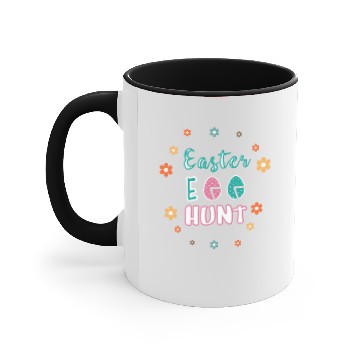 Discover Happy easter egg hunt Accent Mugs