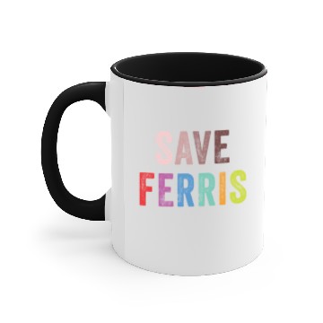 Discover Save Ferris Retro Sunset Style Accent Mugs