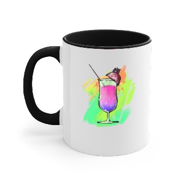 Discover Cocktail pink Accent Mugs