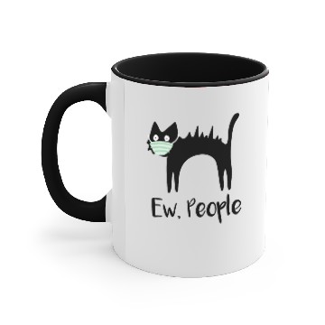 Discover Cat With Mask - Ew People Accent Mugs