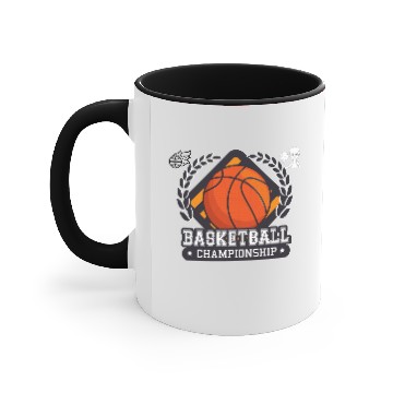 Discover Basketball championship Accent Mugs