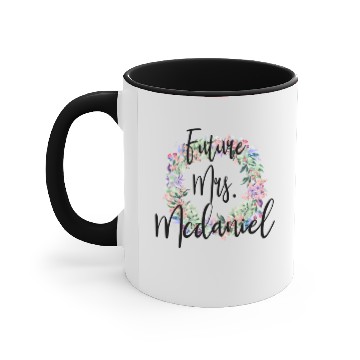 Discover Future Mrs. Mcdaniel Engaged Bridal Accent Mugs