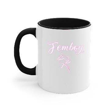 Discover Femboy Rose Accent Mugs