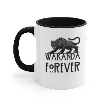 Discover Wakanda Forever Accent Mugs