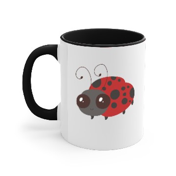 Discover Ladybug Accent Mugs