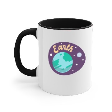 Discover Solar system with the planet Earth Accent Mugs