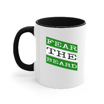 Discover beard - Fear the beard Accent Mugs