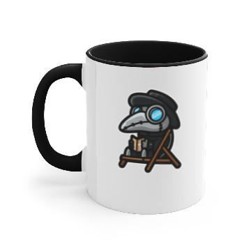 Discover Chibi Plague Doctor Accent Mugs