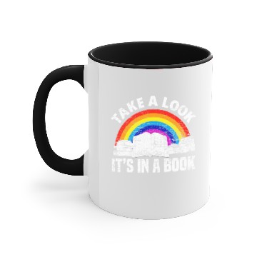 Discover Book Reading Rainbow Accent Mugs