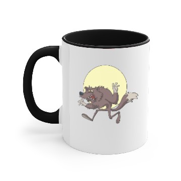 Discover Crazy werewolf Accent Mugs